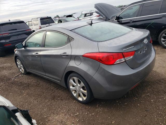 5NPDH4AE7DH370897 - 2013 HYUNDAI ELANTRA GLS GRAY photo 2