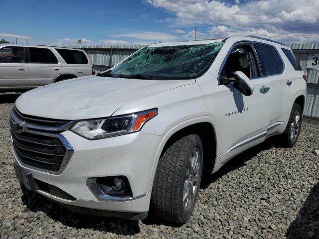 1GNEVJKW4JJ133586 - 2018 CHEVROLET TRAVERSE PREMIER WHITE photo 1