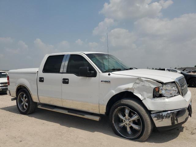 1FTRW12W78FB38169 - 2008 FORD F150 SUPERCREW WHITE photo 4