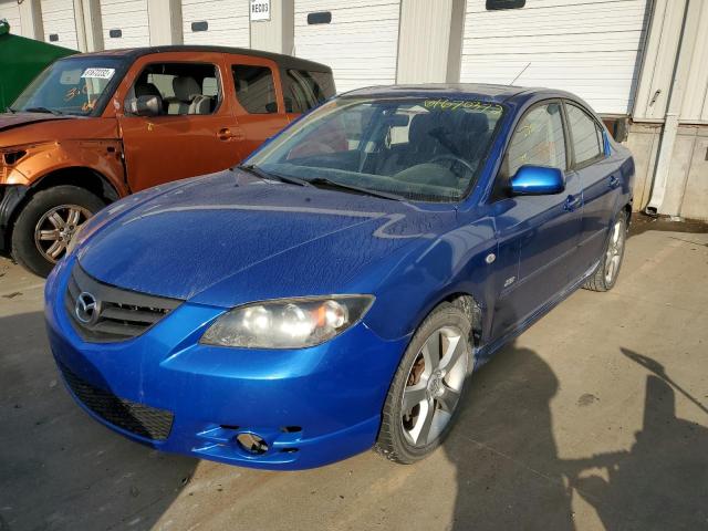 JM1BK323X51237088 - 2005 MAZDA 3 S BLUE photo 2