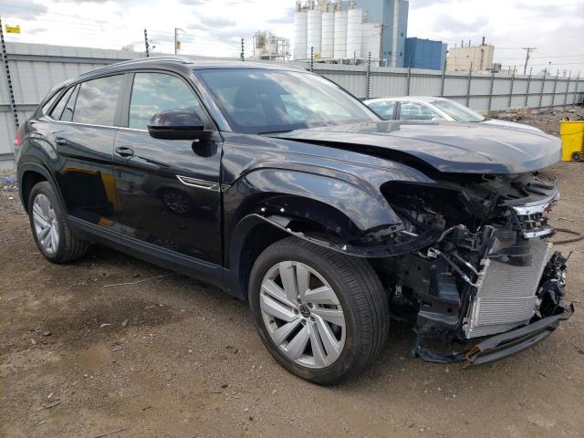 1V26E2CA9LC225658 - 2020 VOLKSWAGEN ATLAS CROS SE Черный фото 4