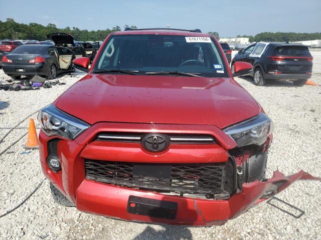 JTEFU5JR2R5305455 - 2024 TOYOTA 4RUNNER SR5 RED photo 5