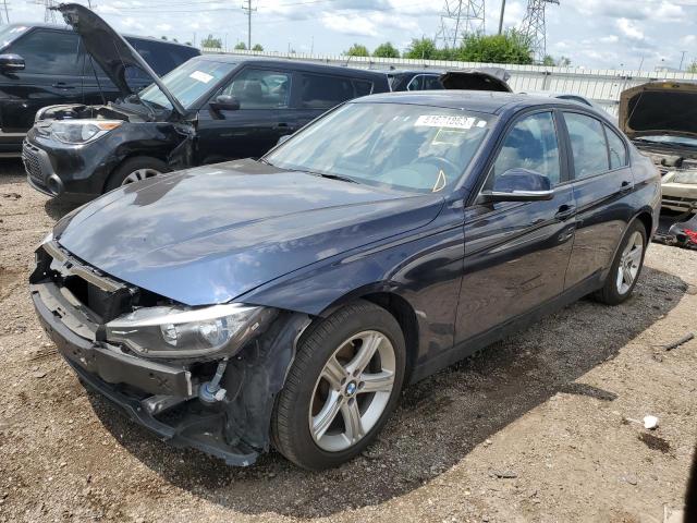 WBA3C3G51ENS70305 - 2014 BMW 320 I XDRIVE BLUE photo 1