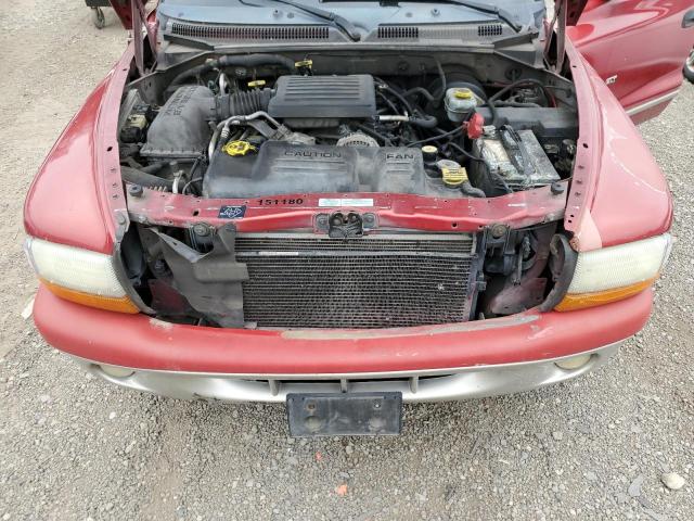 1B4HS28N91F598867 - 2001 DODGE DURANGO RED photo 12