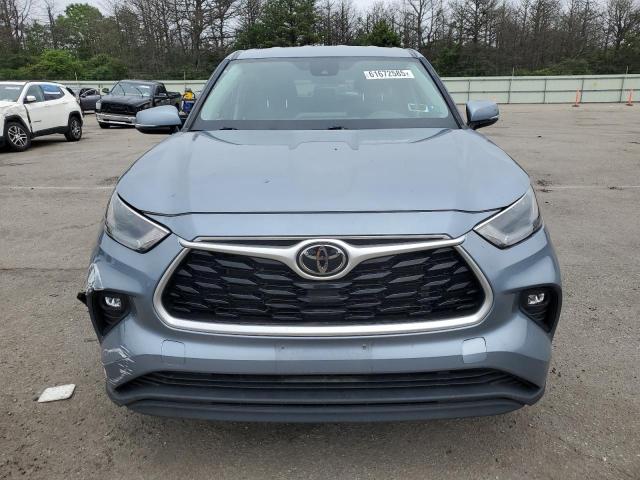 5TDBZRBH3NS166684 - 2022 TOYOTA HIGHLANDER L BLUE photo 5