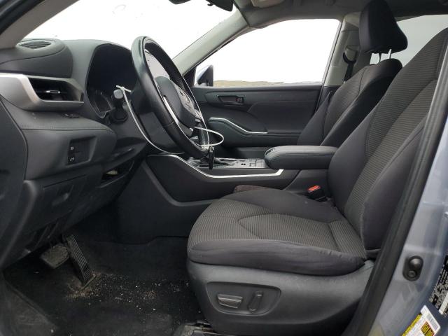 5TDBZRBH3NS166684 - 2022 TOYOTA HIGHLANDER L BLUE photo 7