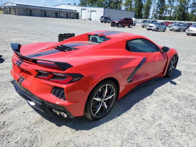 1G1YC3D42M5110459 - 2021 CHEVROLET CORVETTE STINGRAY 3LT RED photo 3