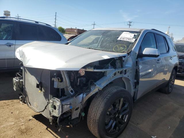 1GNEVJKW9MJ229637 - 2021 CHEVROLET TRAVERSE RS SILVER photo 2