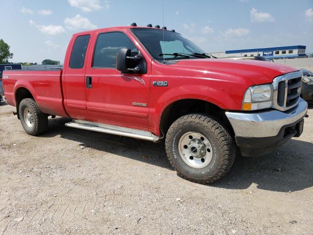 1FTNX21P54ED38527 - 2004 FORD F250 SUPER DUTY RED photo 4