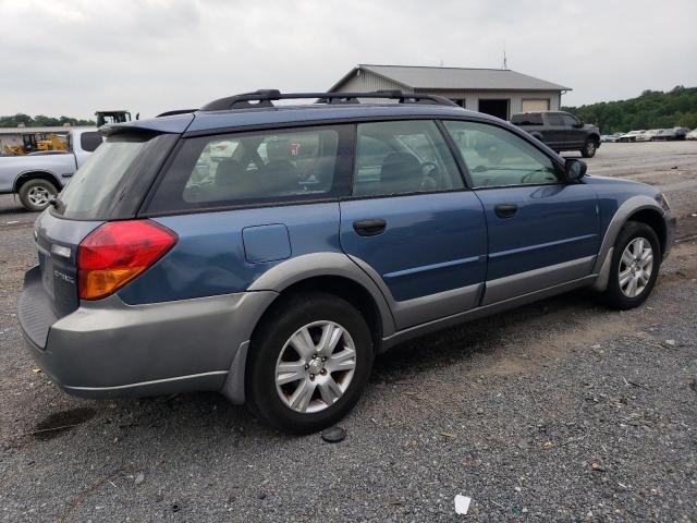 4S4BP61C357377772 - 2005 SUBARU LEGACY OUTBACK 2.5I BLUE photo 3