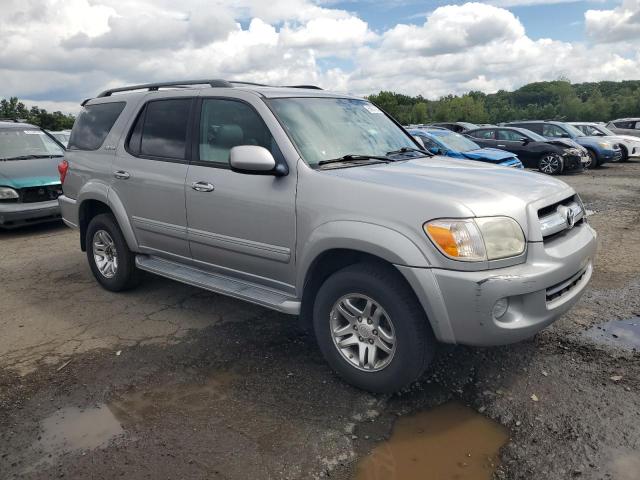 5TDBT48A45S252763 - 2005 TOYOTA SEQUOIA LIMITED SILVER photo 4