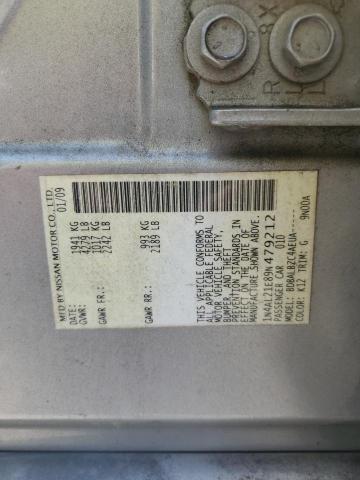 1N4AL21E89N479212 - 2009 NISSAN ALTIMA 2.5 SILVER photo 13