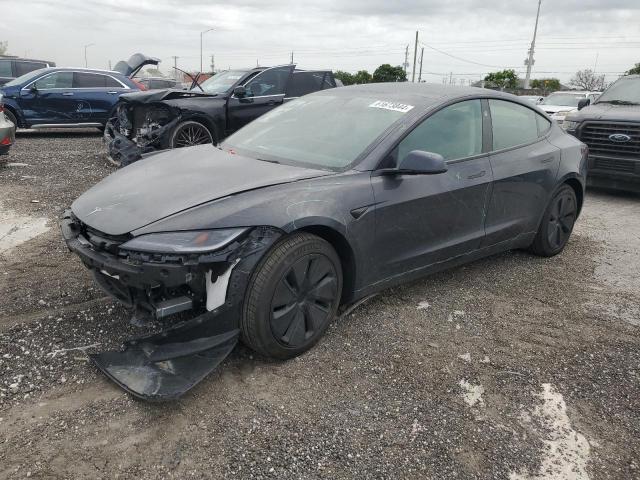 5YJ3E1EA2RF765473 - 2024 TESLA MODEL 3 GRAY photo 1