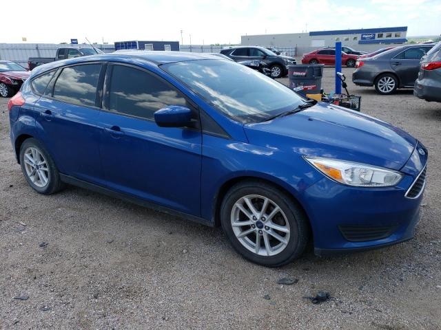 1FADP3K22JL218203 - 2018 FORD FOCUS SE BLUE photo 4