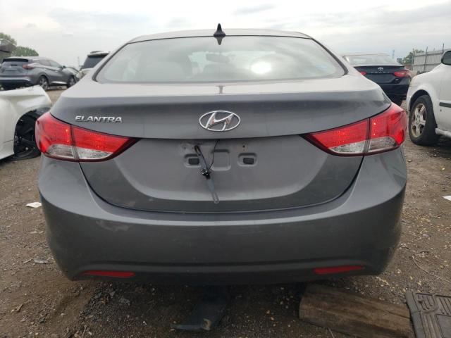 5NPDH4AE9DH263222 - 2013 HYUNDAI ELANTRA GLS GRAY photo 6