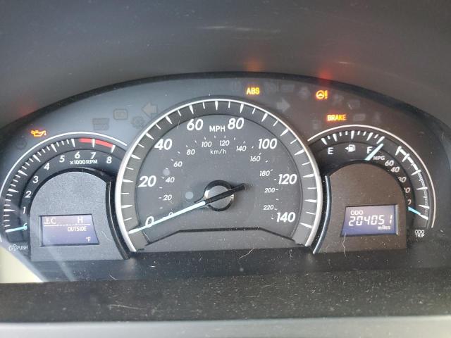 4T4BF1FK1CR267670 - 2012 TOYOTA CAMRY BASE BLACK photo 9