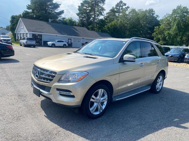 4JGDA5HB4CA012101 - 2012 MERCEDES-BENZ ML 350 4MATIC GOLD photo 2