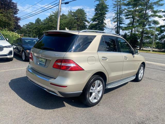 4JGDA5HB4CA012101 - 2012 MERCEDES-BENZ ML 350 4MATIC GOLD photo 3