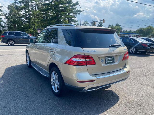 4JGDA5HB4CA012101 - 2012 MERCEDES-BENZ ML 350 4MATIC GOLD photo 4