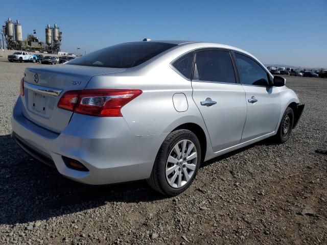 3N1AB7APXHY322510 - 2017 NISSAN SENTRA S SILVER photo 3