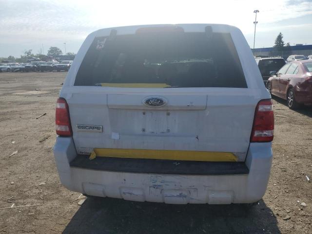 1FMCU027X9KA99354 - 2009 FORD ESCAPE XLS WHITE photo 6