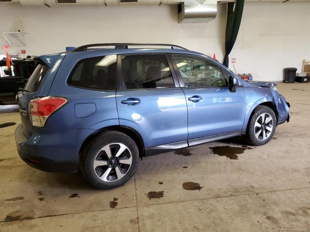 JF2SJAEC1HH568738 - 2017 SUBARU FORESTER 2.5I PREMIUM BLUE photo 3