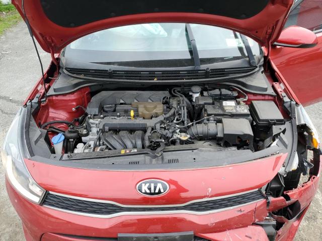 3KPA24AD2LE317037 - 2020 KIA RIO LX RED photo 11