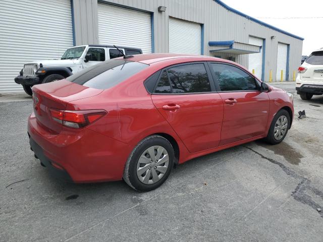 3KPA24AD2LE317037 - 2020 KIA RIO LX RED photo 3