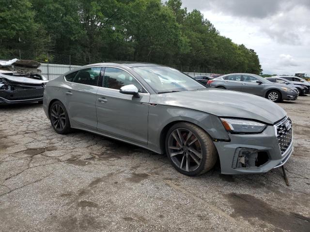 WAUC4CF50MA051470 - 2021 AUDI S5 PREMIUM PLUS ნაცრისფერი ფოტო 4