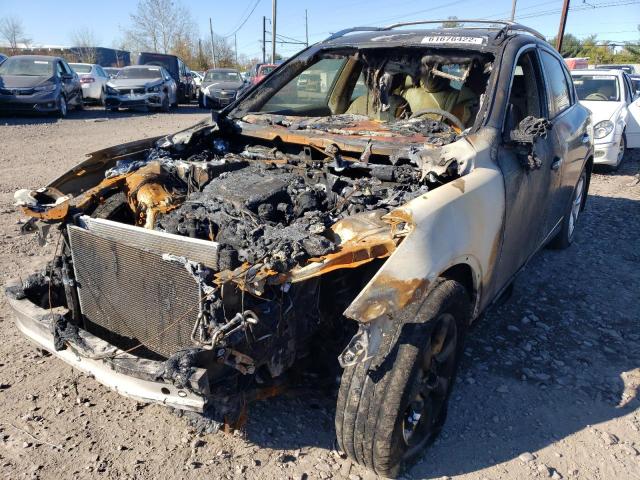 JNKAJ09F68M352477 - 2008 INFINITI EX35 BASE Սև լուսանկար 2