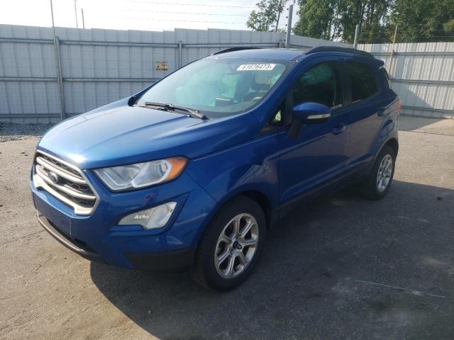 MAJ3P1TEXJC202453 - 2018 FORD ECOSPORT SE BLUE photo 1