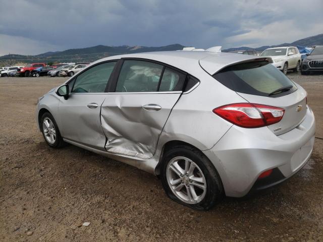 3G1BE6SM0HS573006 - 2017 CHEVROLET CRUZE LT SILVER photo 2