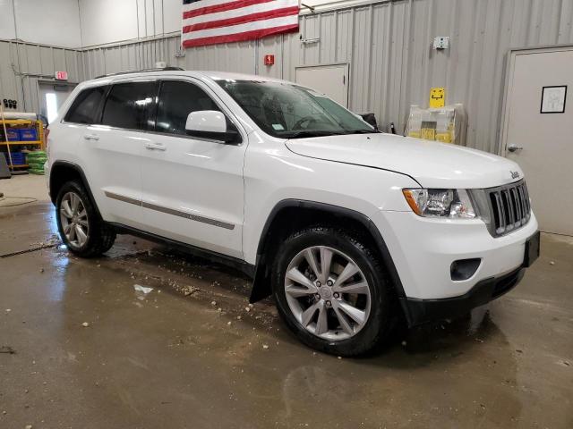 1C4RJFAT7DC553474 - 2013 JEEP GRAND CHER LAREDO WHITE photo 4