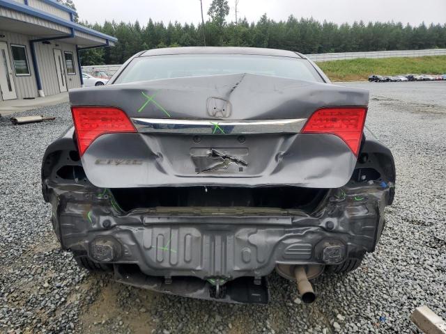 2HGFA16999H351373 - 2009 HONDA CIVIC EXL ნაცრისფერი ფოტო 6