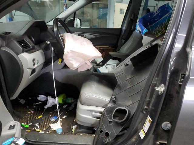 5FNYF6H5XGB122364 - 2016 HONDA PILOT EXL GRAY photo 7