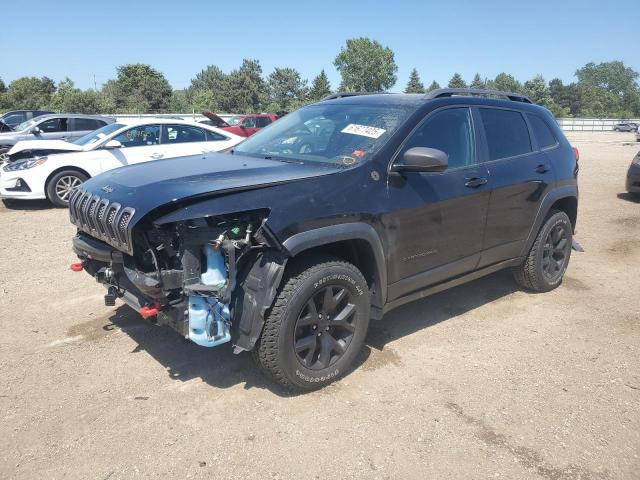 1C4PJMBS5GW179046 - 2016 JEEP CHEROKEE TRAILHAWK BLACK photo 1