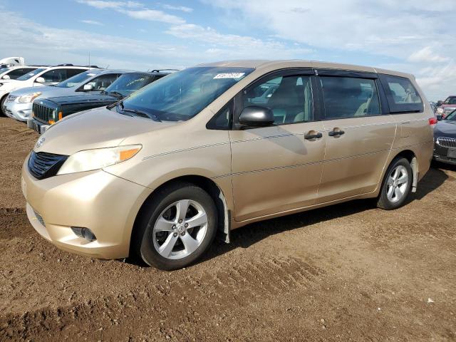 5TDKA3DC4BS005763 - 2011 TOYOTA SIENNA BASE GOLD photo 1