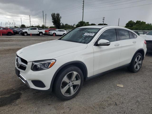 WDC0J4KB3HF201395 - 2017 MERCEDES-BENZ GLC COUPE 300 4MATIC WHITE photo 1