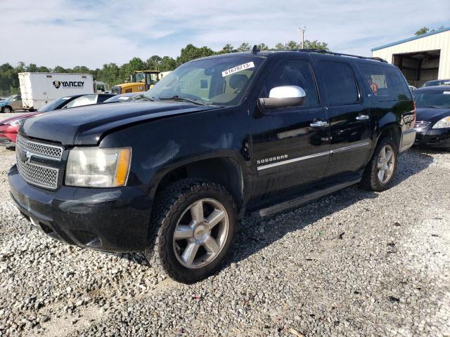 1GNSCKE04BR207744 - 2011 CHEVROLET SUBURBAN C1500 LTZ BLACK photo 1