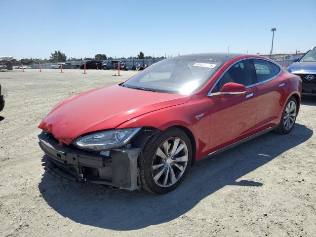 5YJSA1H17EFP64266 - 2014 TESLA MODEL S 红色 照片 1