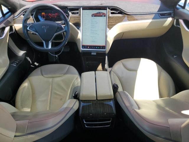 5YJSA1H17EFP64266 - 2014 TESLA MODEL S 红色 照片 8