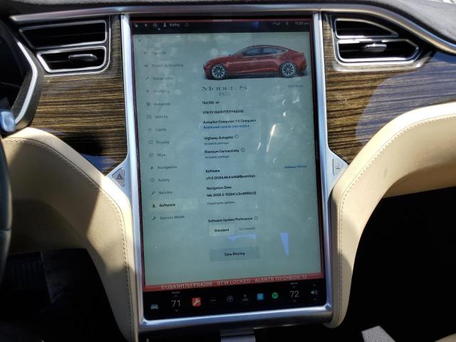 5YJSA1H17EFP64266 - 2014 TESLA MODEL S 红色 照片 9