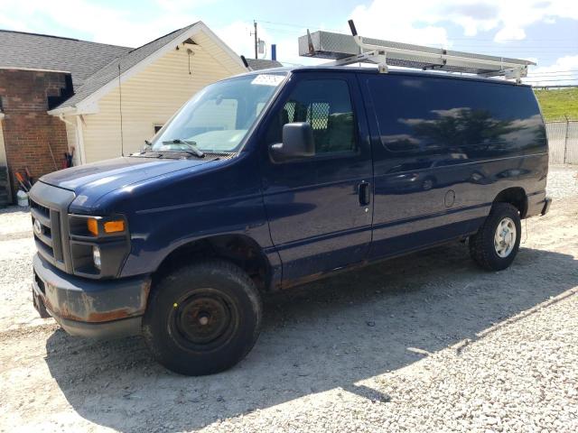 1FTSE3EL0CDB33689 - 2012 FORD ECONOLINE E350 SUPER DUTY VAN BLUE photo 1