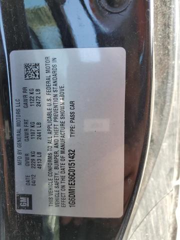 1G6DM1E36C0151432 - 2012 CADILLAC CTS PERFORMANCE COLLECTION Қара фото 12