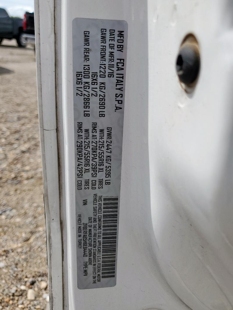 ZFBERFAB5H6E84440 - 2017 RAM PROMASTER WHITE photo 13