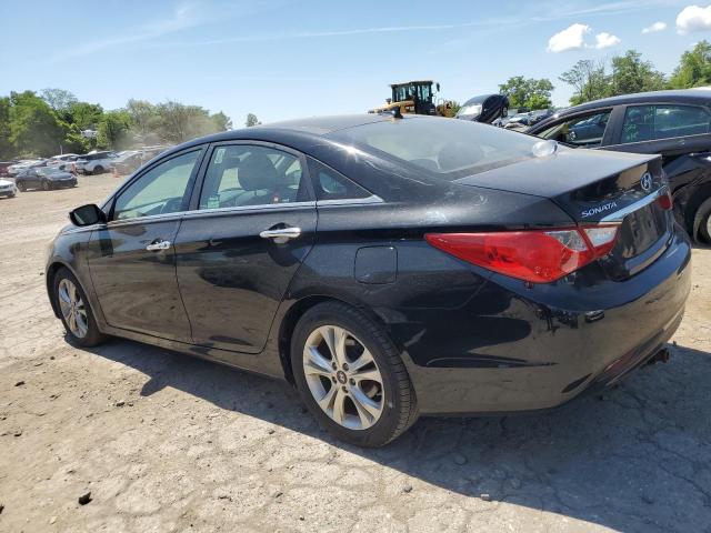 5NPEC4AC8CH487680 - 2012 HYUNDAI SONATA SE BLACK photo 2