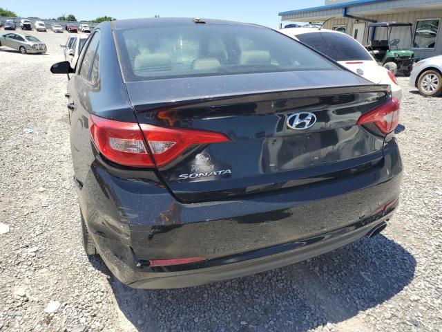 5NPE24AF0HH528971 - 2017 HYUNDAI SONATA SE BLACK photo 6