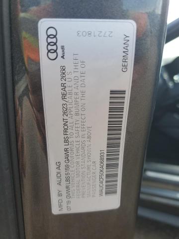 WAUC4CF50KA068931 - 2019 AUDI S5 PRESTIGE 灰色 照片 13