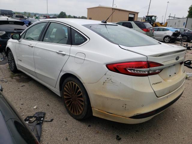 3FA6P0RU5JR247260 - 2018 FORD FUSION TITANIUM/PLATINUM HEV WHITE photo 2