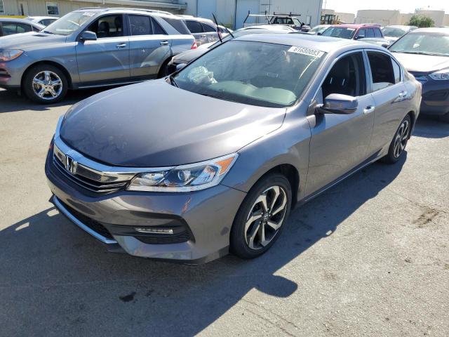 1HGCR2F85GA099061 - 2016 HONDA ACCORD EXL GRAY photo 1